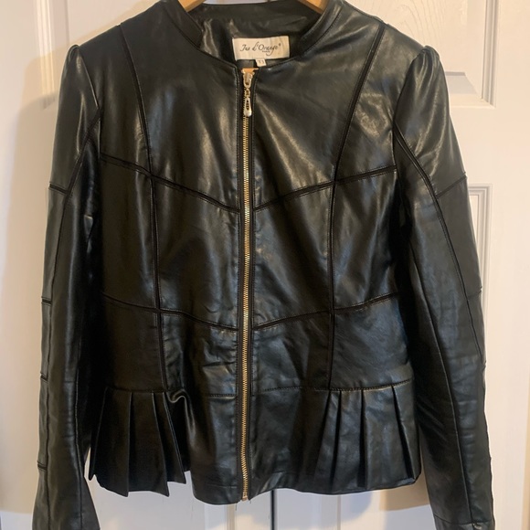 Vegan Leather Jacket - Picture 2 of 7